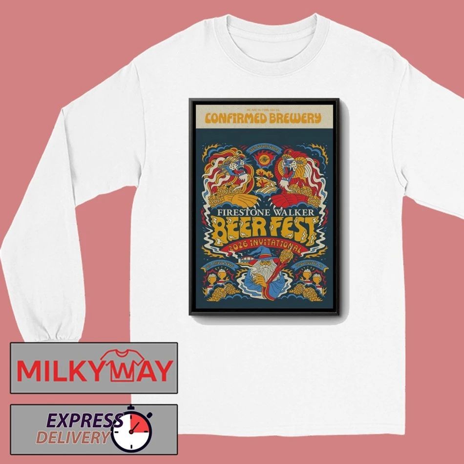 Firestone Walker Beer Fest May 30 2026 Paso Robles, CA Poster shirt