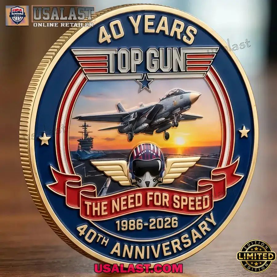 Gun 40th Anniversary 1986-2026 Commemorative Coin