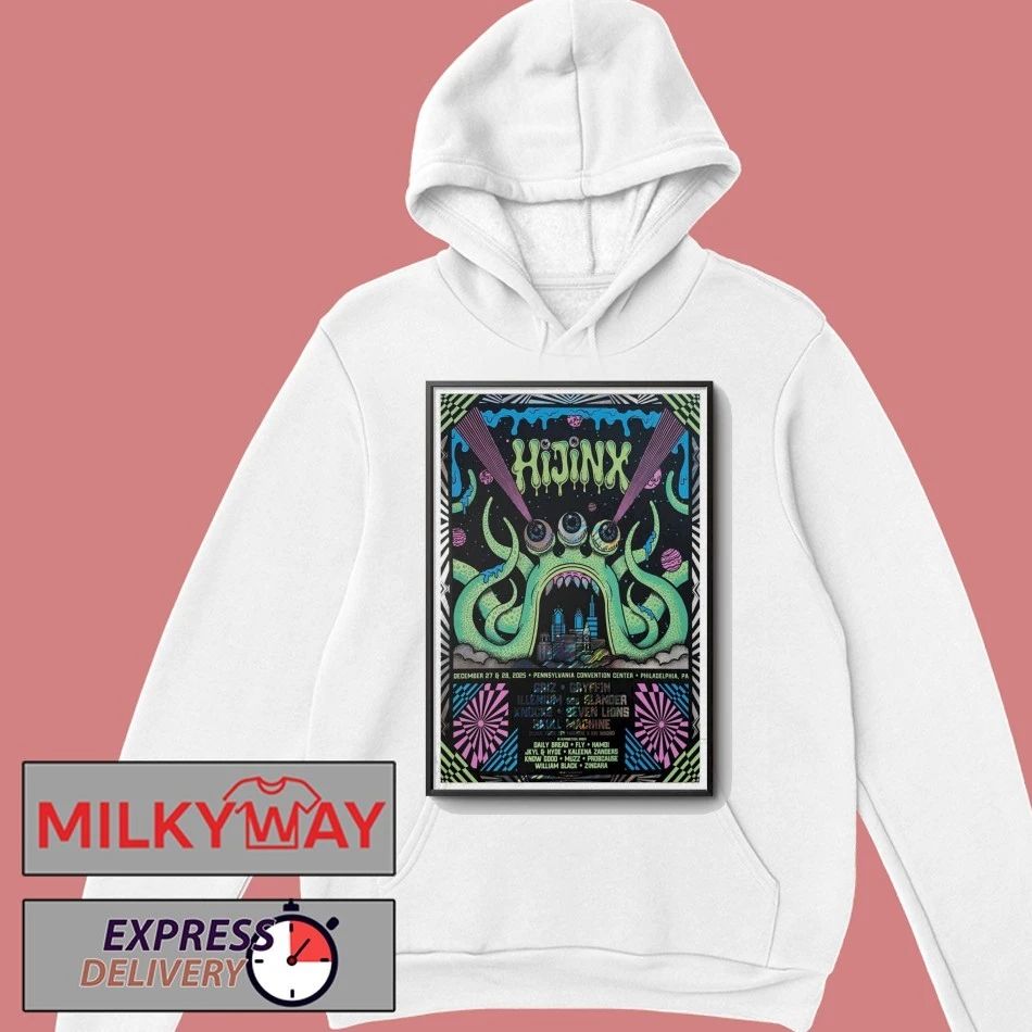 HIJINX Philadelphia Poster 12.28.2025 shirt