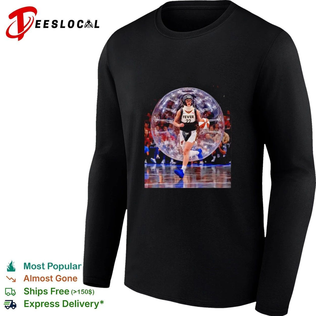 Caitlin Clark Indiana Fever Bubble Suit T-shirt