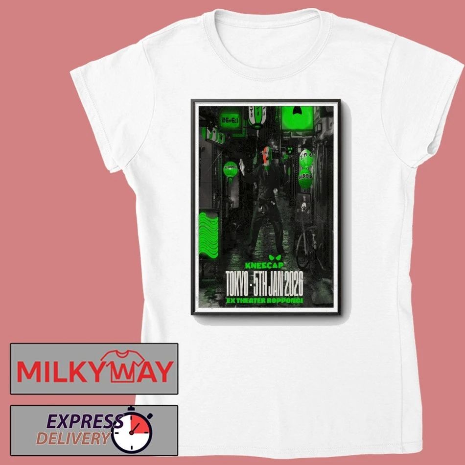 Kneecap Jan 5 2026 Poster Tokyo shirt