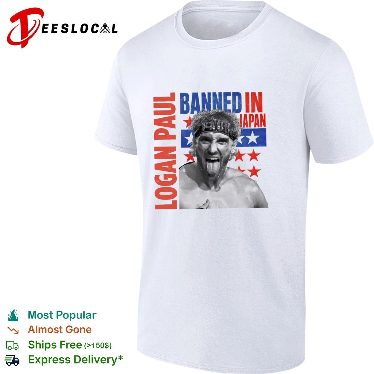 Logan Paul Banned in Japan T-shirt