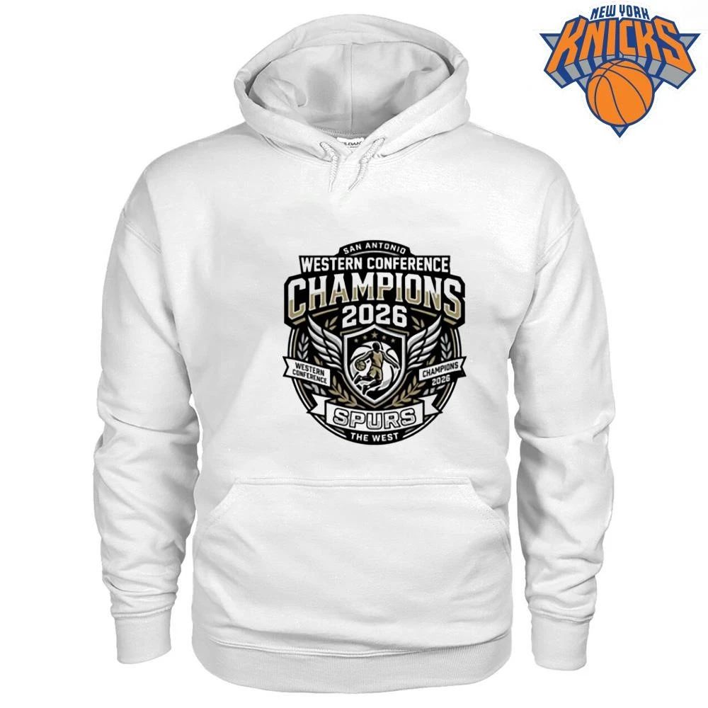 San Antonio Spurs NBA Western Conference Champions 2026 The West Graphic T Shirt