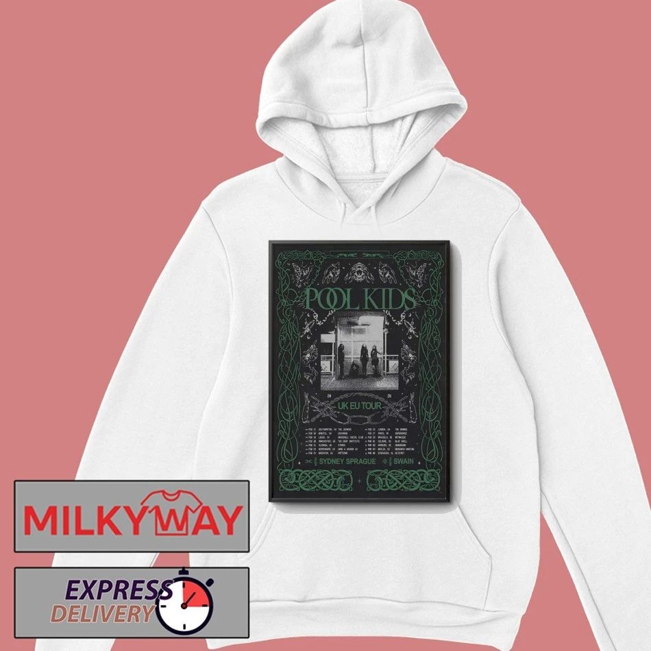 Pool Kids UK EU Tour 2026 Poster shirt