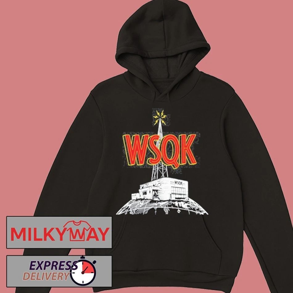 WSQK Logo Black shirt