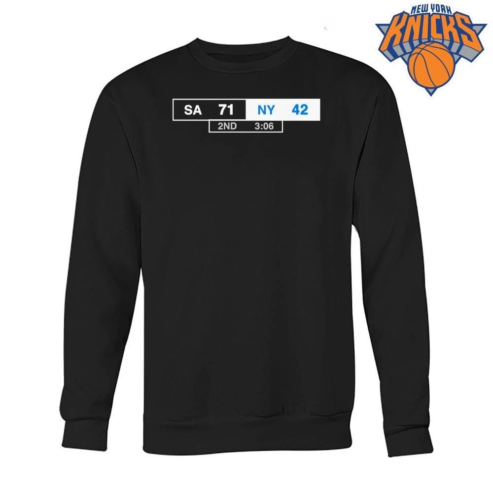 San Antonio Spurs vs New York Knicks Game Score Board Meme Basketball Fan 2026 NBA Finals Shirt