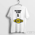 Classic The Champ Is Amir Ornaments T Shirts