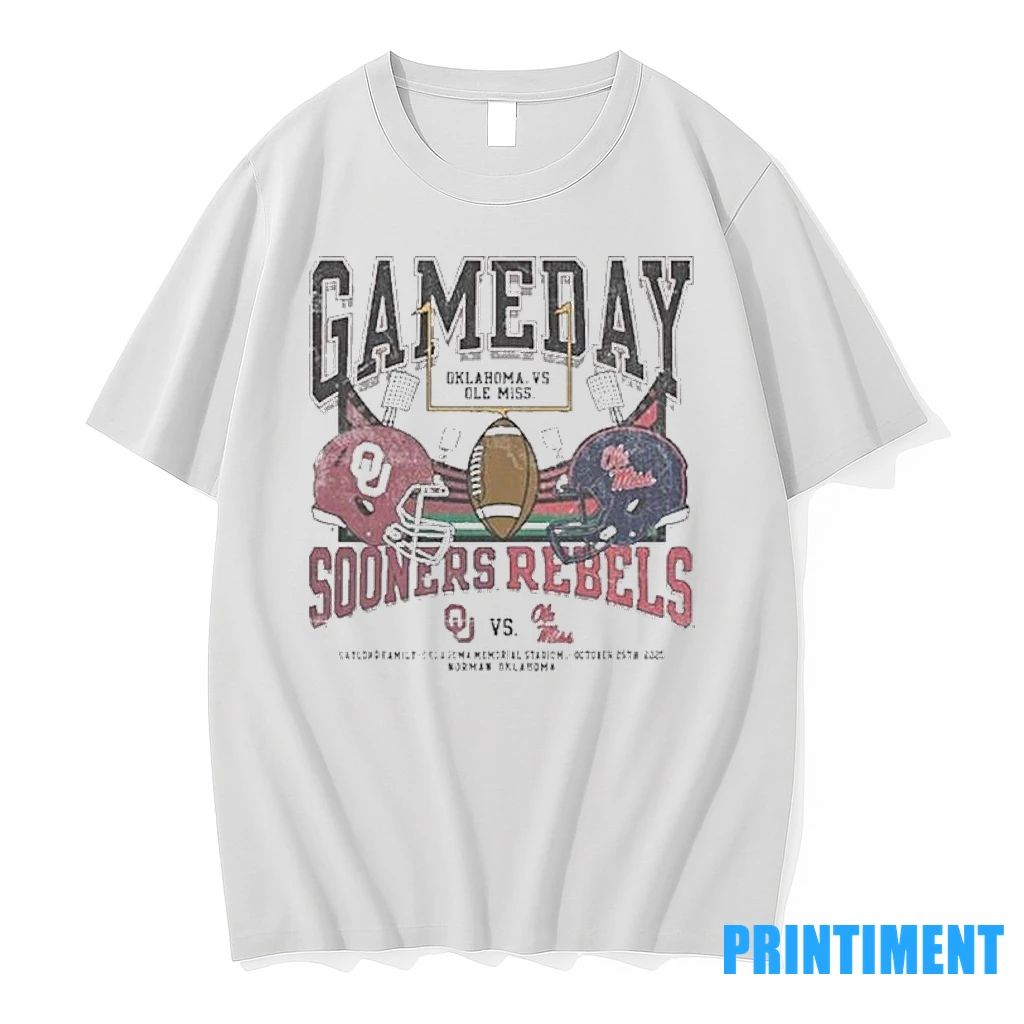 2025 Ou Vs Ole Miss Gameday Football Matchup Tshirts Sweater