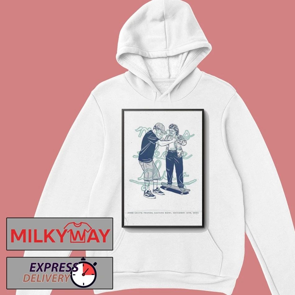 Moms Skate Club Jesse Lacey & Friends Eastside Bowl, Madison, TN 12.14.2025 Poster shirt