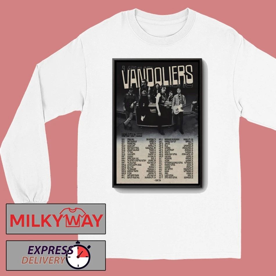 Vandoliers World Tour 2026 Poster shirt