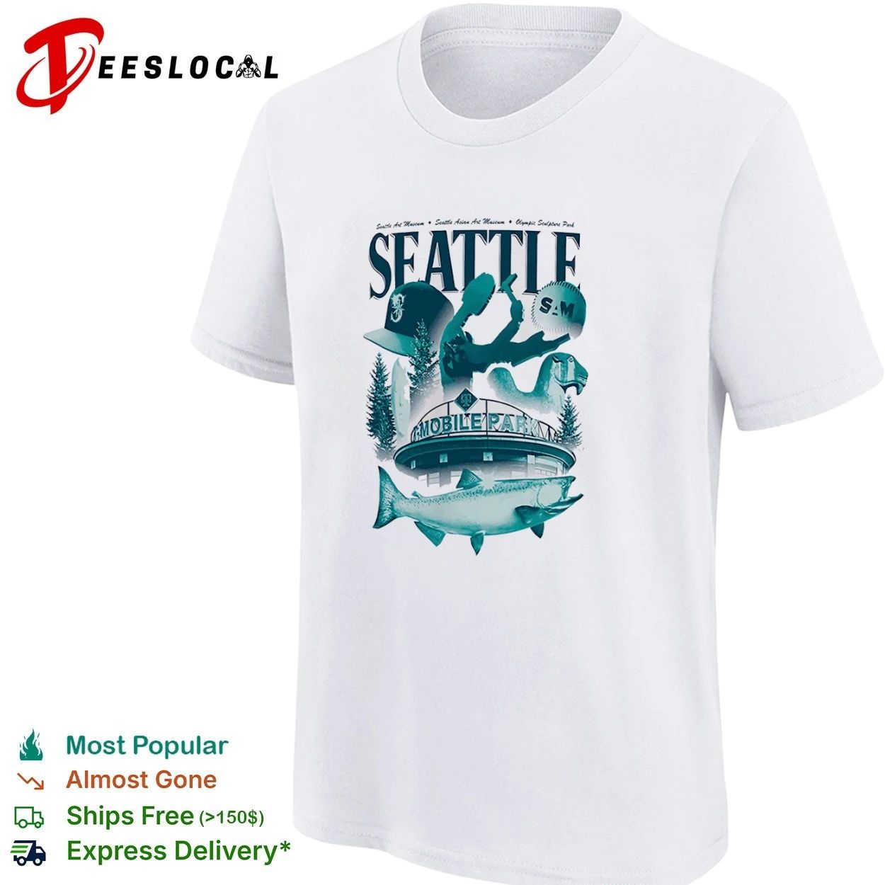 Seattle Art Museum Seattle Asian Art Museum Olympic Sculpture Park Mobile Park T-shirt