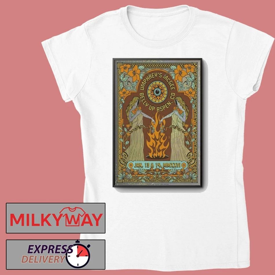 Umphrey’s McGee Poster Jan 13 and 14 2026 Aspen, CO shirt