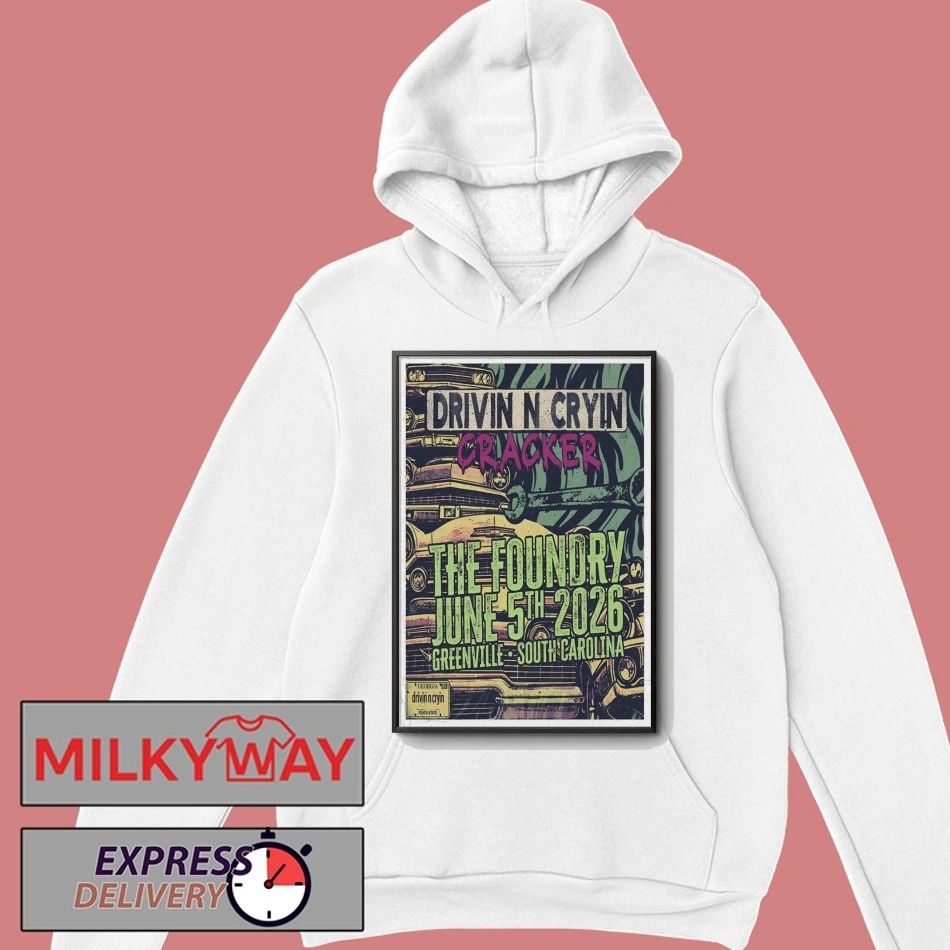 Drivin N Cryin Tour Greenville SC On Jun 5 2026 Poster shirt