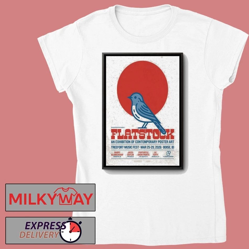 Flatstock Mar 25-29 2026 Boise ID Poster shirt