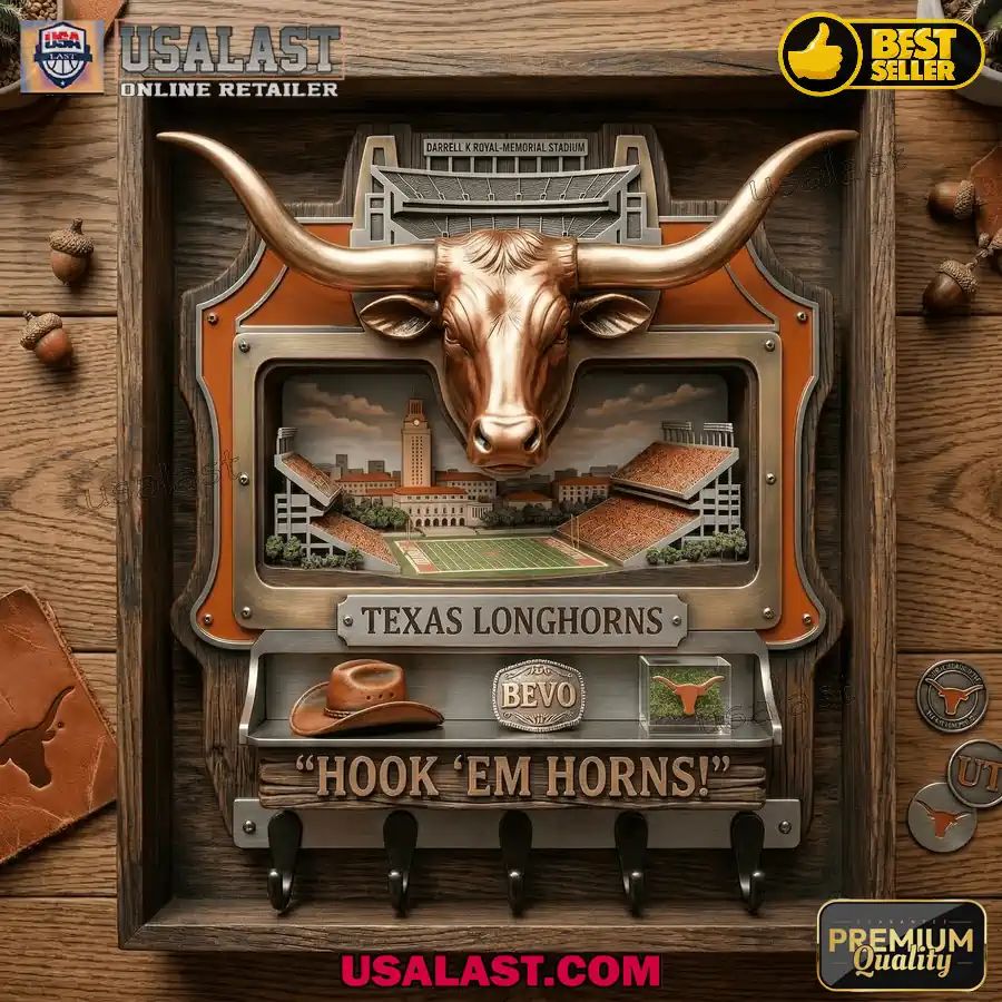 Texas Longhorns Premium Wall Key Holder