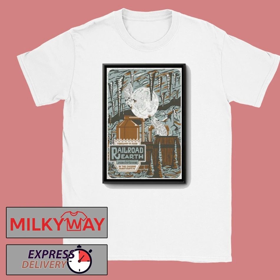 Railroad Earth The Caverns In Grundy County TN Feb 21 2026 Poster shirt