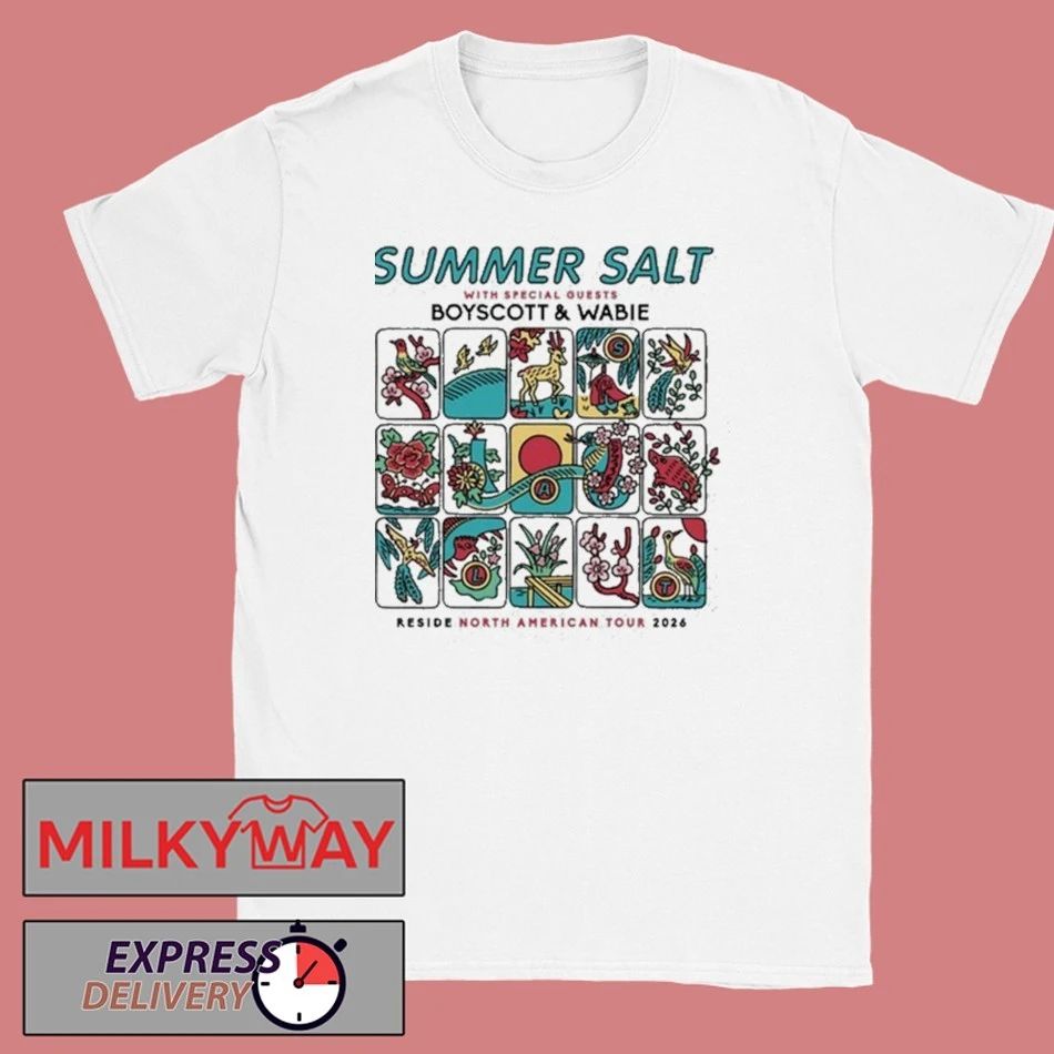 Summer Salt Reside North American Tour 2026 shirt