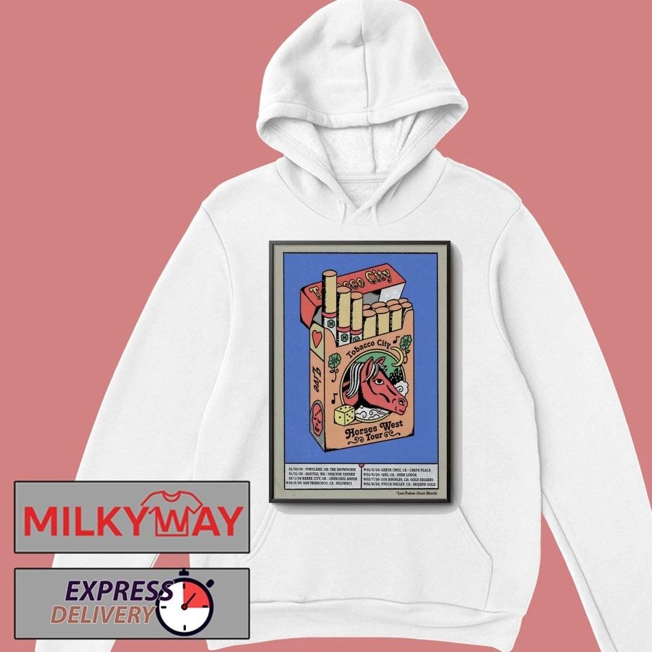 Tobacco City 2026 Horses West Poster shirt