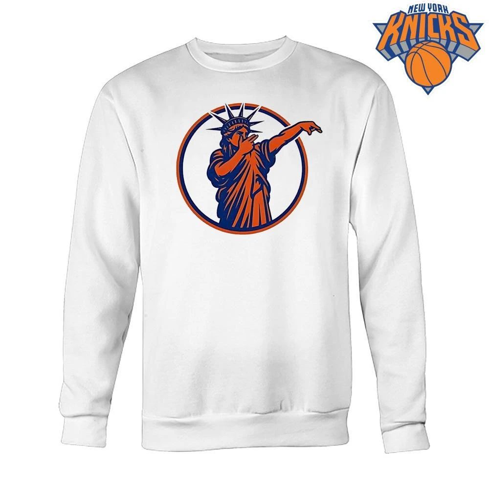 Statue Of Liberty 3 Points New York Knicks Basketball Nba 2026 Shirt