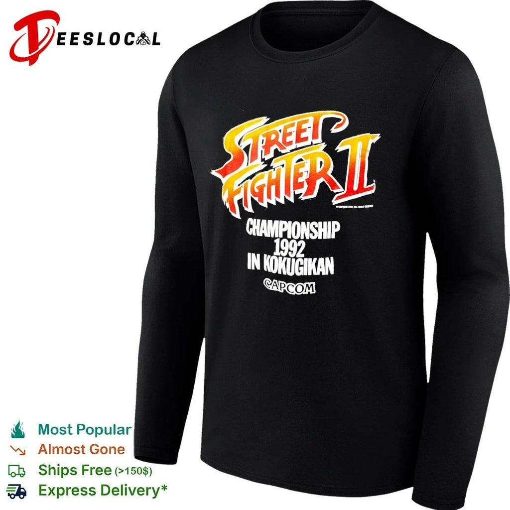 Street Fighter II Championship 1992 in Kokugikan Capcom T-shirt