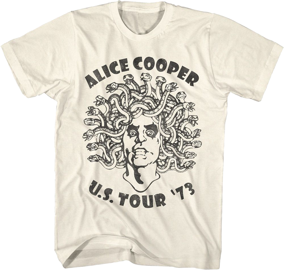 US Tour '73 Alice Cooper T-Shirt Hoodie, Sweatshirt | CiraTrend.com (Image 1)