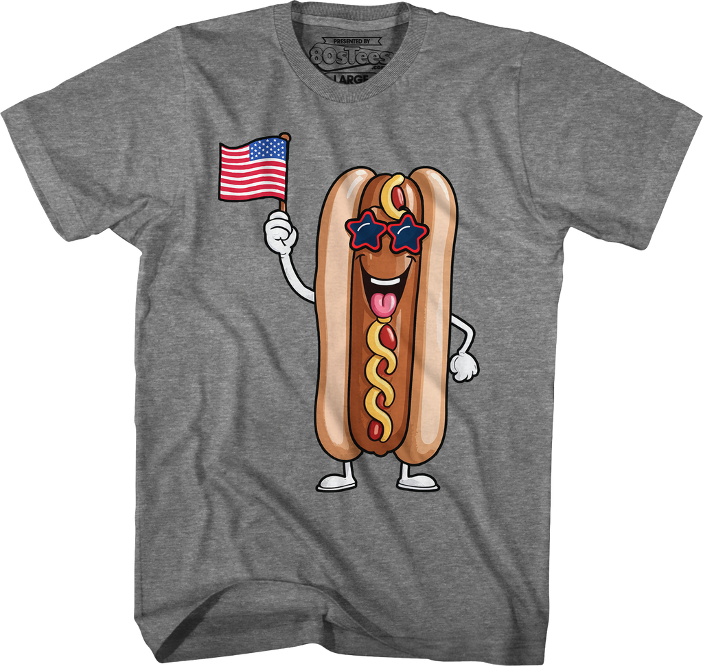 USA Hotdog T-Shirt Hoodie, Sweatshirt | CiraTrend.com (Image 3)