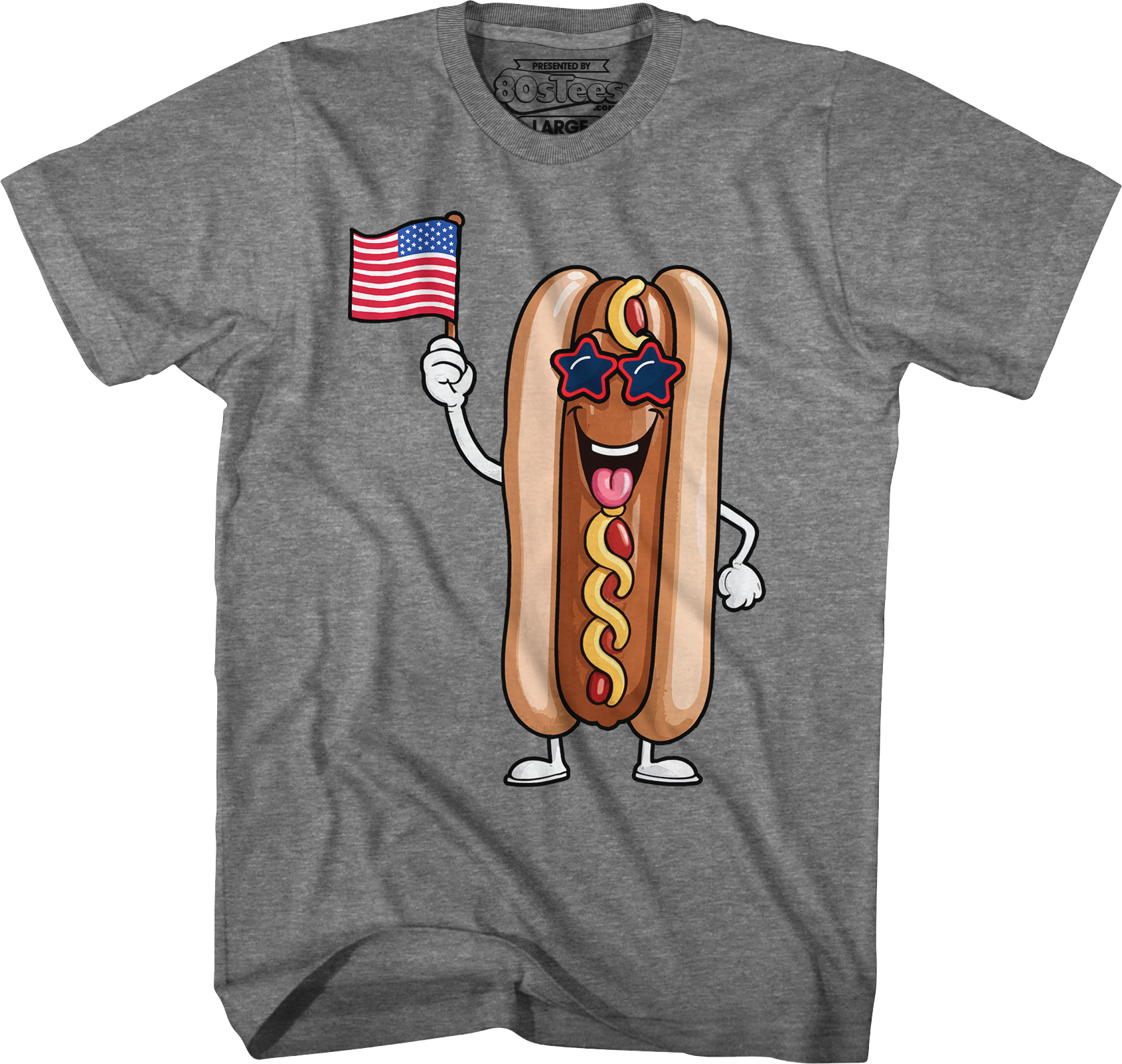 USA Hotdog T-Shirt Hoodie, Sweatshirt | CiraTrend.com (Image 3)