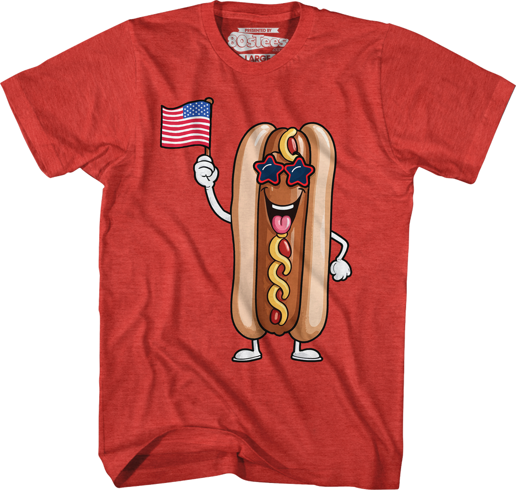 USA Hotdog T-Shirt Hoodie, Sweatshirt | CiraTrend.com (Image 4)