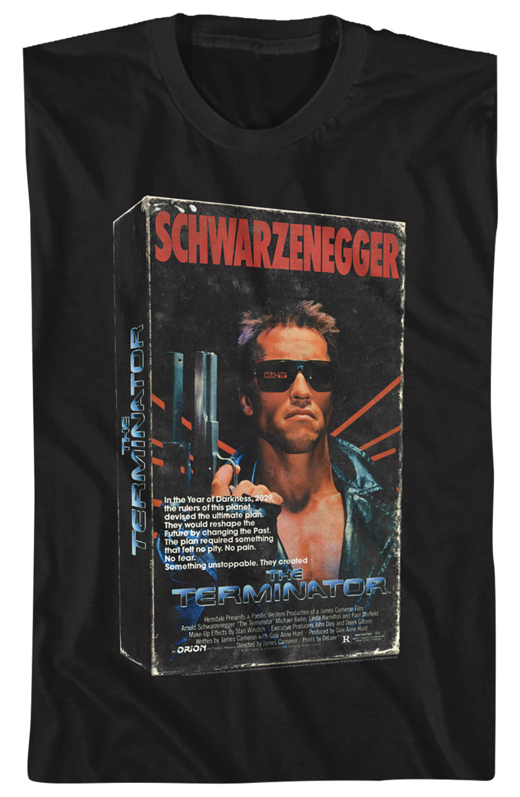 VHS Box Terminator T-Shirt Hoodie, Sweatshirt | CiraTrend.com (Image 2)