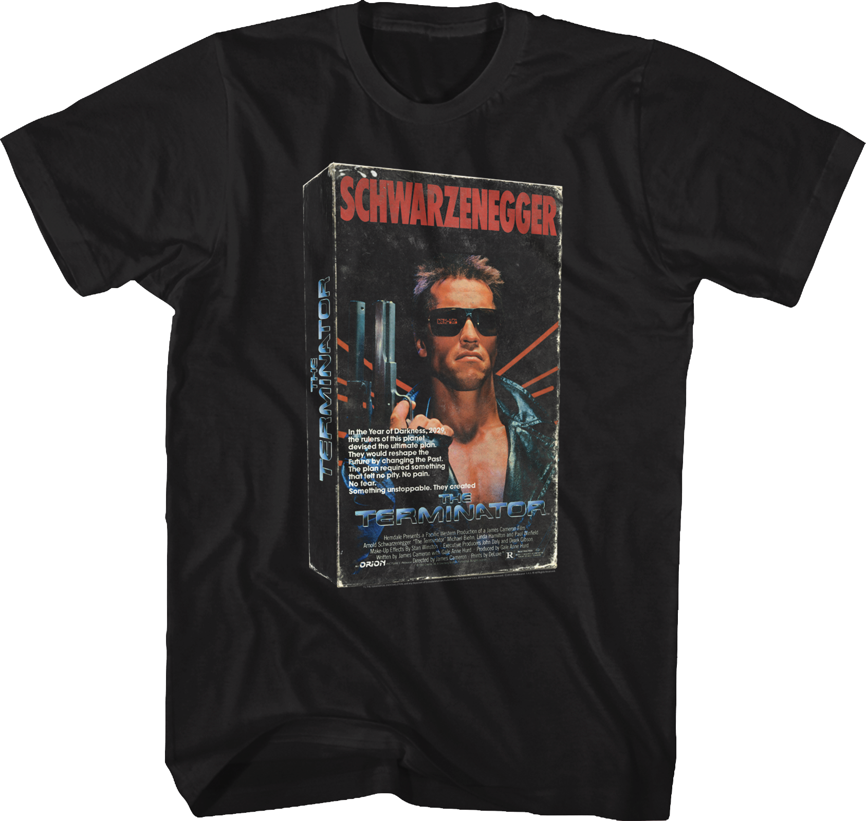 VHS Box Terminator T-Shirt Hoodie, Sweatshirt | CiraTrend.com (Image 1)