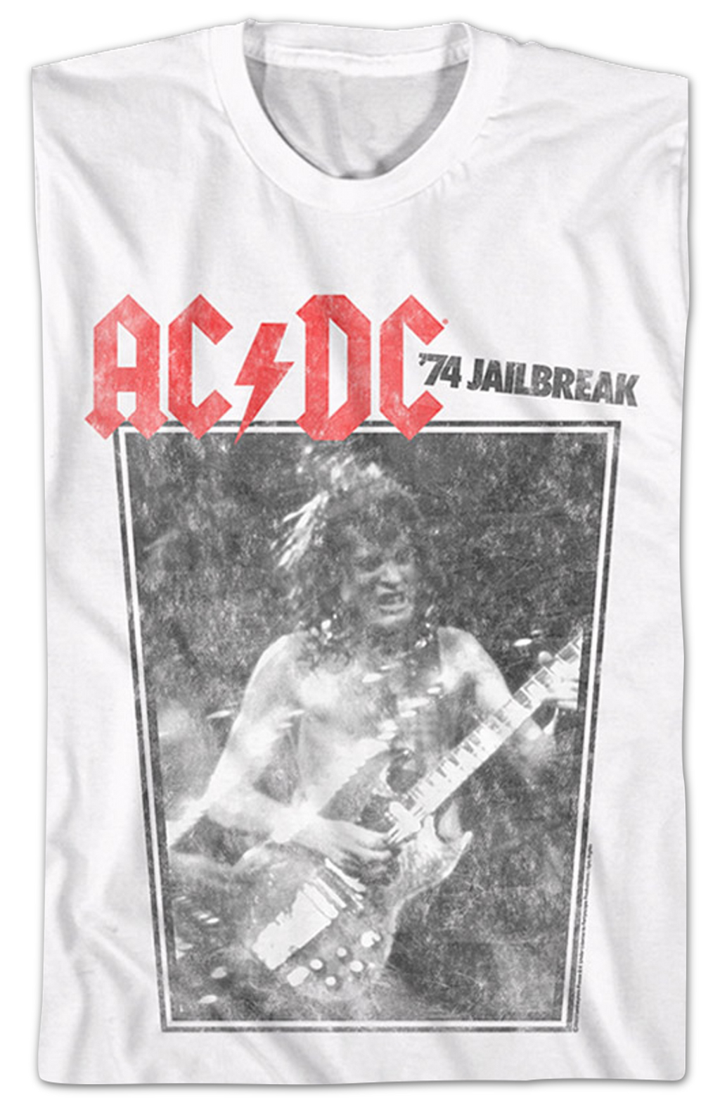 Vintage '74 Jailbreak ACDC Shirt Hoodie, Sweatshirt | CiraTrend.com (Image 2)