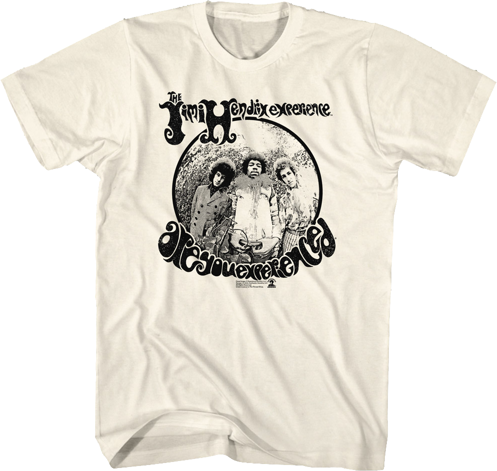 Vintage Are You Experienced Jimi Hendrix T-Shirt Hoodie, Sweatshirt | CiraTrend.com (Image 1)