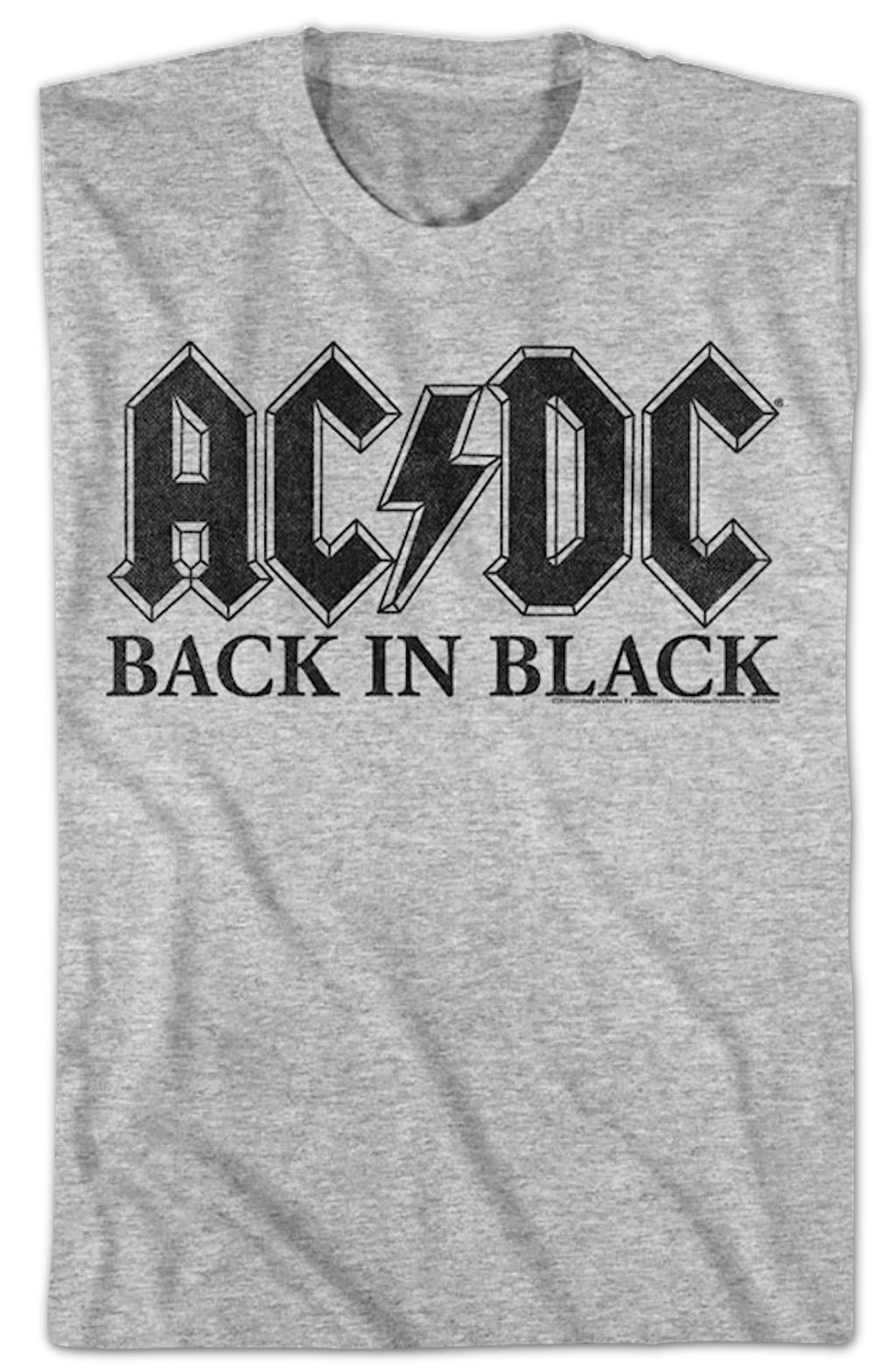 Vintage Back In Black ACDC Shirt Hoodie, Sweatshirt | CiraTrend.com (Image 2)