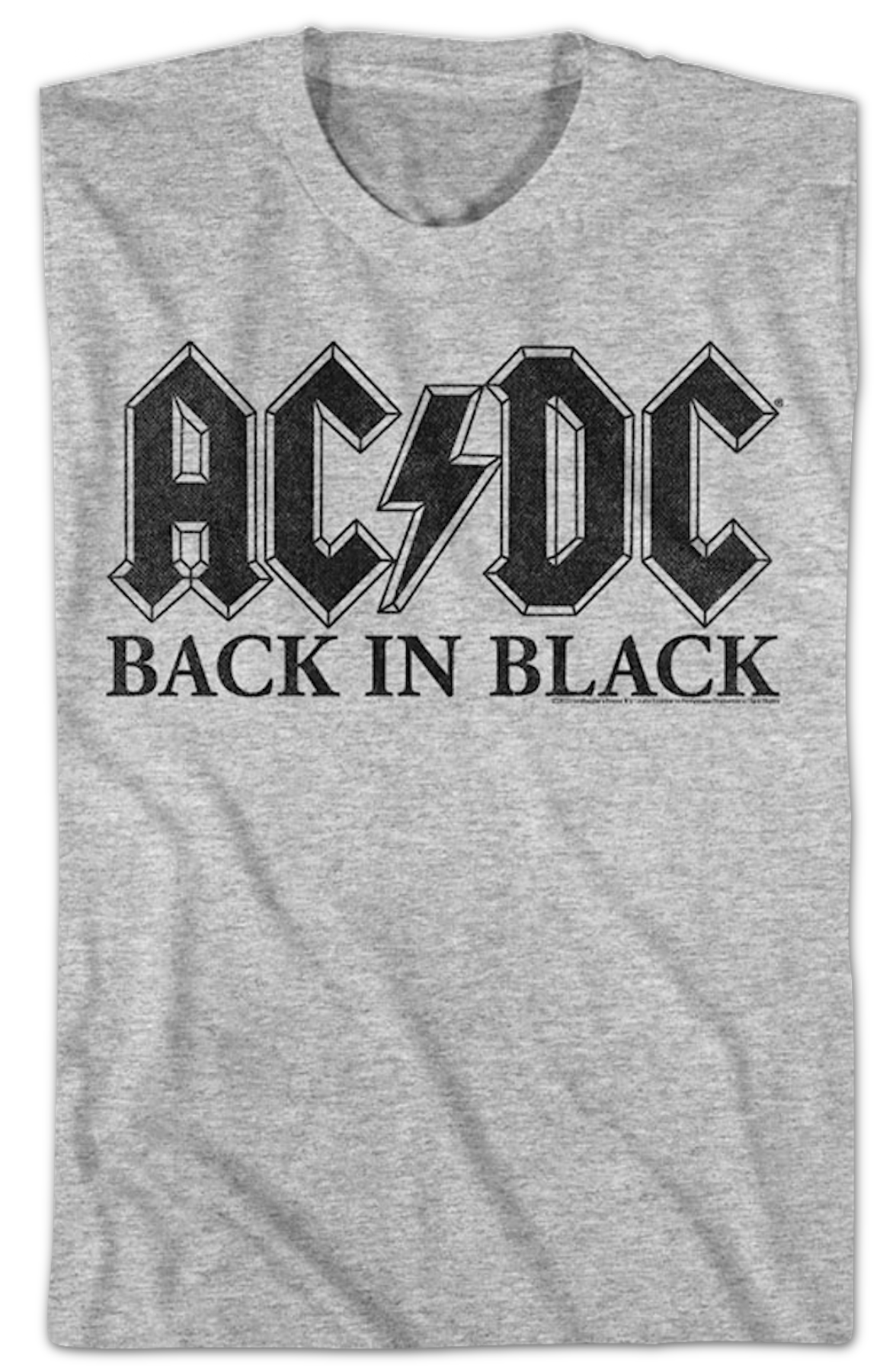 Vintage Back In Black ACDC Shirt Hoodie, Sweatshirt | CiraTrend.com (Image 2)