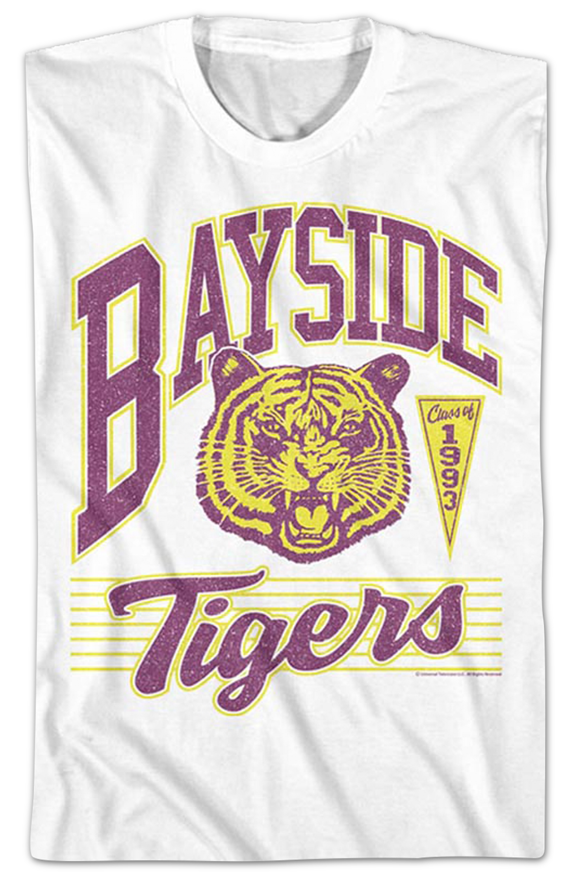Vintage Bayside Class Of 1993 Saved By The Bell T-Shirt Hoodie, Sweatshirt | CiraTrend.com (Image 2)
