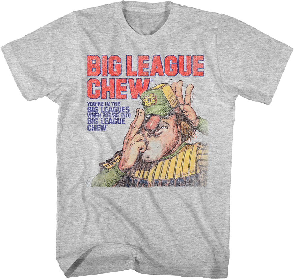 Vintage Big Leagues Pitcher Big League Chew T-Shirt Hoodie, Sweatshirt | CiraTrend.com (Image 1)