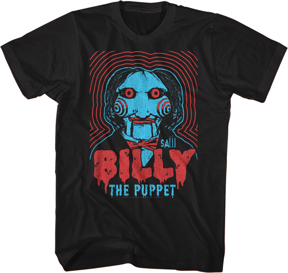 Vintage Billy the Puppet Saw T-Shirt Hoodie, Sweatshirt | CiraTrend.com (Image 1)