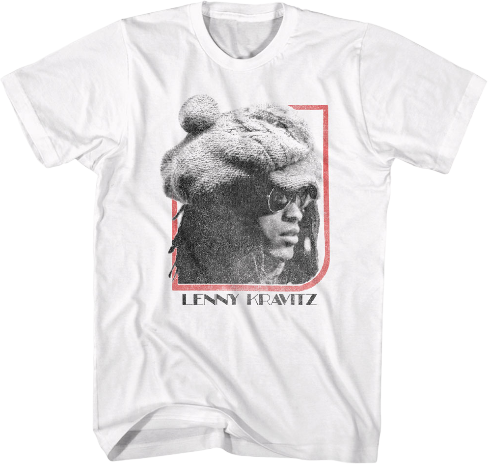 Vintage Black & White Photo Lenny Kravitz T-Shirt Hoodie, Sweatshirt | CiraTrend.com (Image 1)