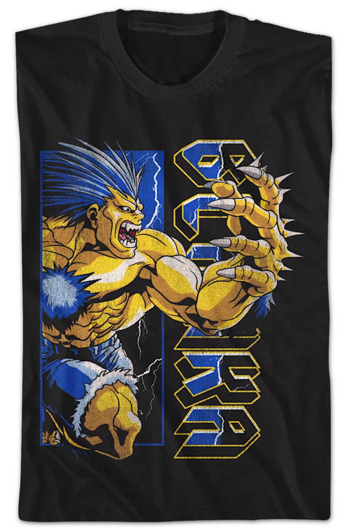 Vintage Blanka Street Fighter T-Shirt Hoodie, Sweatshirt | CiraTrend.com (Image 2)
