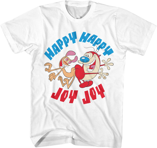 Vintage Happy Happy Joy Joy Ren And Stimpy T-Shirt