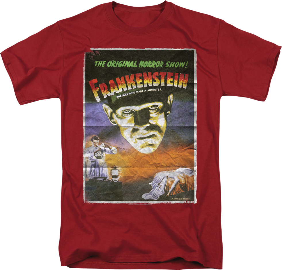 Vintage Movie Poster Frankenstein T-Shirts, Hoodie, Sweatshirt