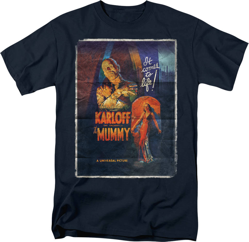 Vintage Movie Poster Mummy T-Shirts, Hoodie, Sweatshirt