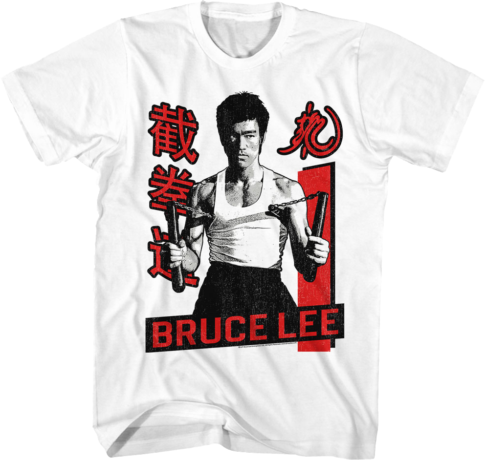 Vintage Nunchucks Bruce Lee T-Shirts, Hoodie, Sweatshirt