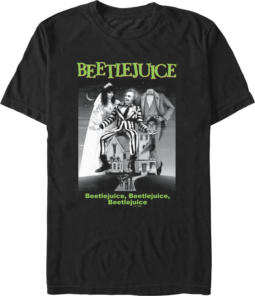Vintage Poster Beetlejuice T-Shirt Hoodie, Sweatshirt | CiraTrend.com (Image 1)