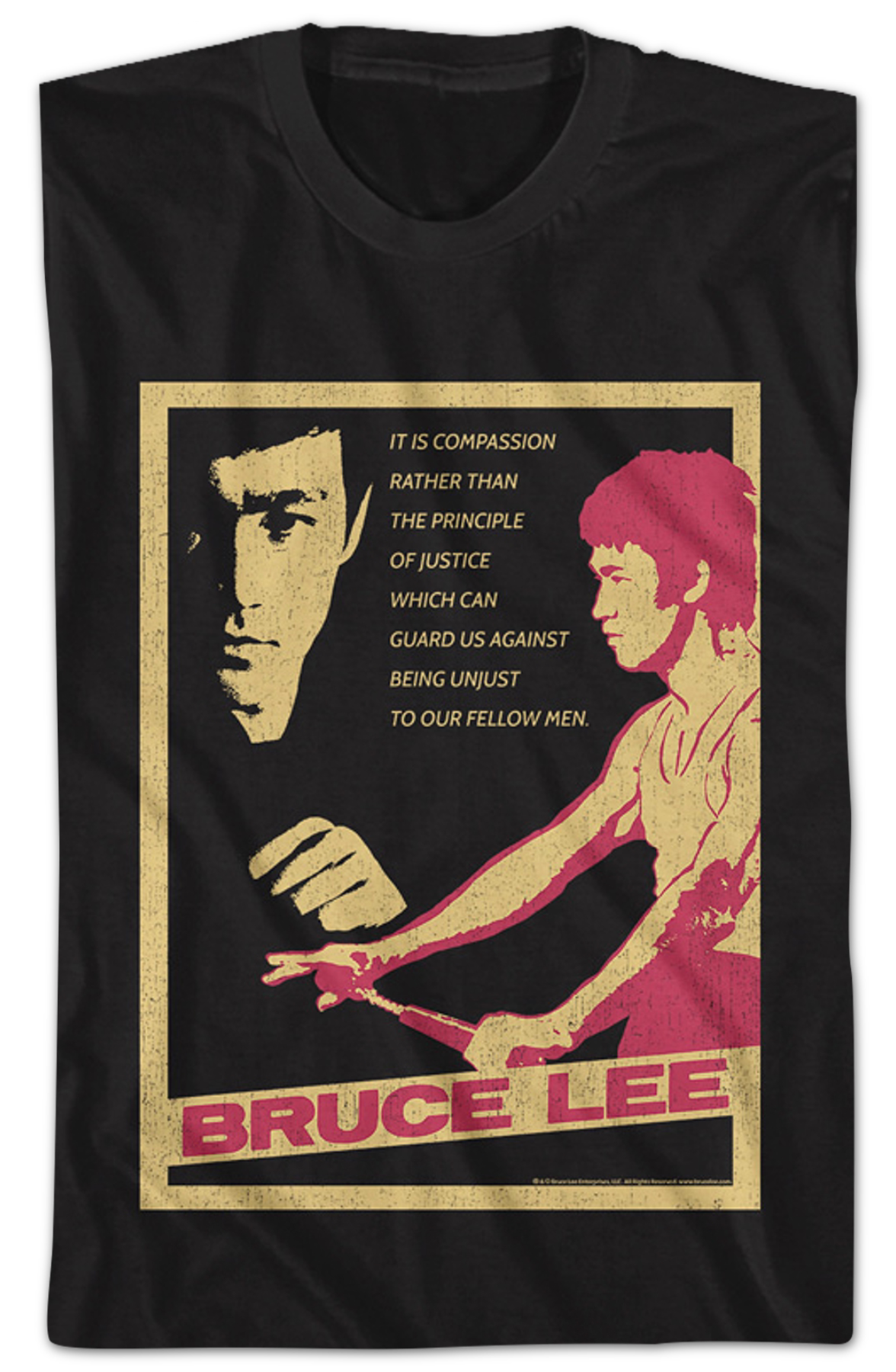 Vintage Poster Bruce Lee T-Shirt Hoodie, Sweatshirt | CiraTrend.com (Image 2)