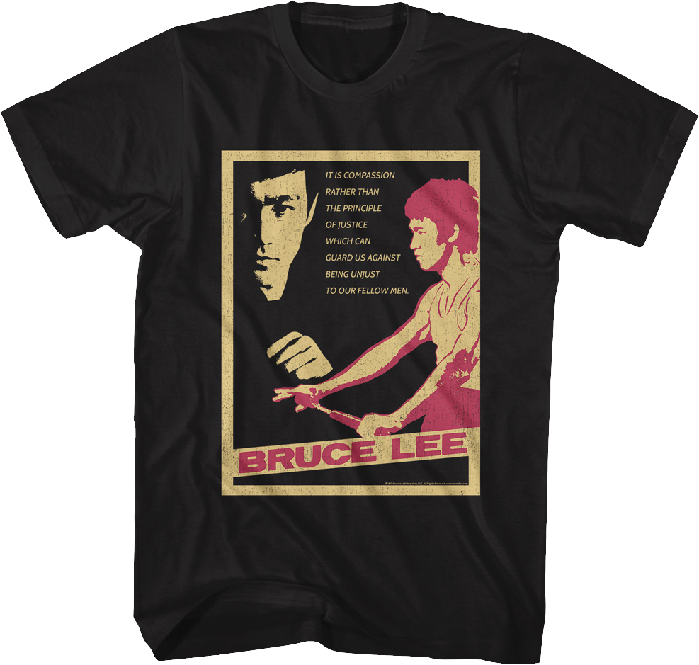 Vintage Poster Bruce Lee T-Shirt Hoodie, Sweatshirt | CiraTrend.com (Image 1)