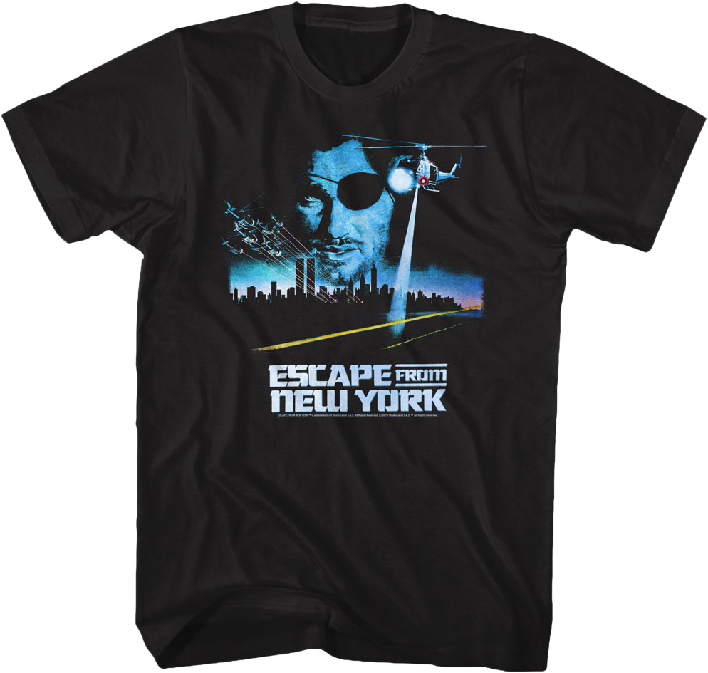 Vintage Poster Escape From New York T-Shirt Hoodie, Sweatshirt | CiraTrend.com (Image 1)
