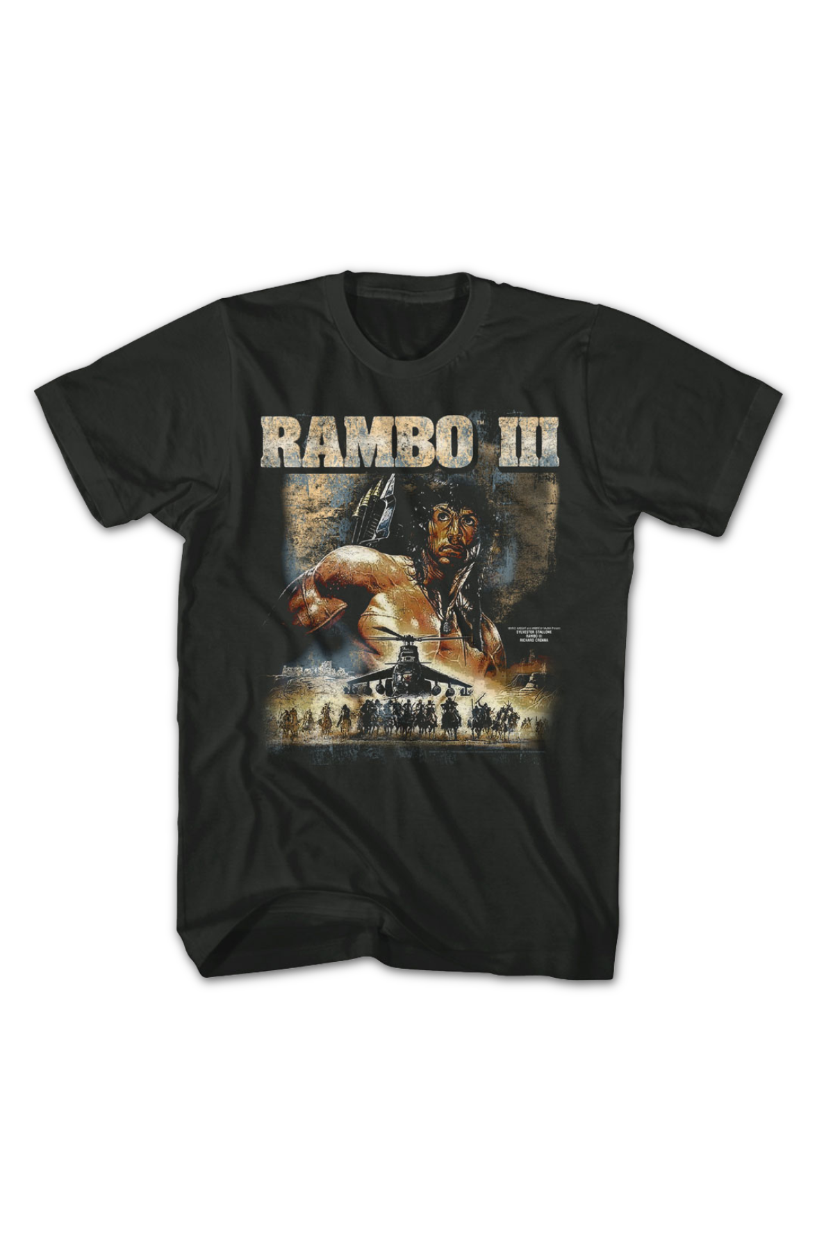 Vintage Poster Rambo III T-Shirt Hoodie, Sweatshirt | CiraTrend.com (Image 2)