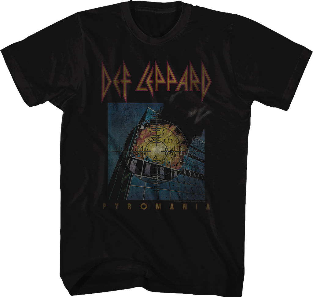 Vintage Pyromania Def Leppard T-Shirt Hoodie, Sweatshirt | CiraTrend.com (Image 1)