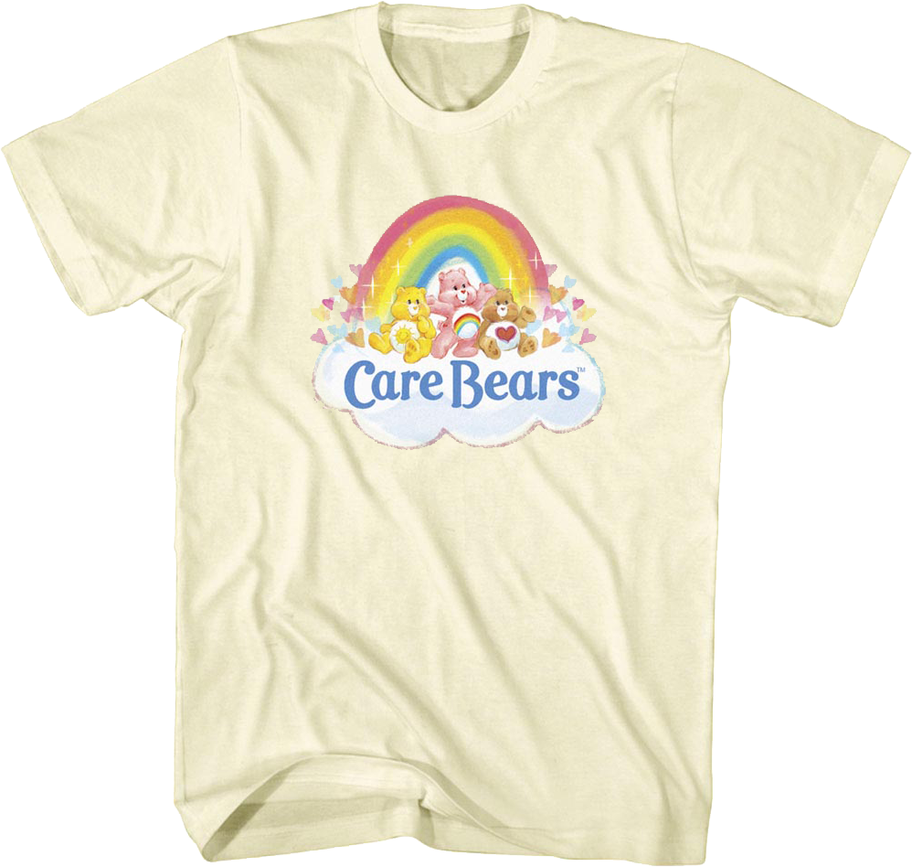 Vintage Rainbow Care Bears T-Shirt Hoodie, Sweatshirt | CiraTrend.com (Image 1)